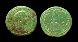 Moesia Inferior, Nikopolis ad Istrum, Gordian III, Athena reverse